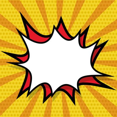 Retro ve Pop sanat bubble tasarım