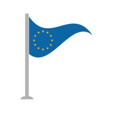 AB vatansever bayrak izole simgesi