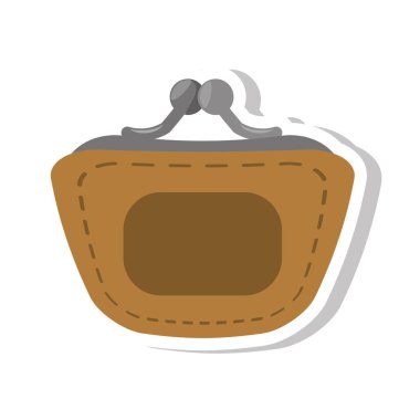 çanta kadın izole simgesi