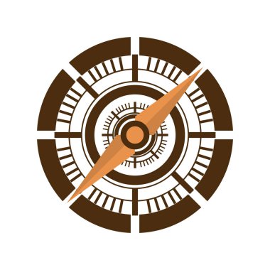 Pusula Kılavuzu aygıtı izole simgesi