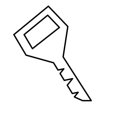 anahtar güvenlik izole simgesi