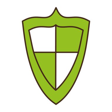 kalkan güvenlik sistem izole simgesi