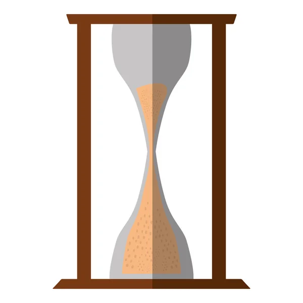 Hourglass sand isolated icon — Stock Vector