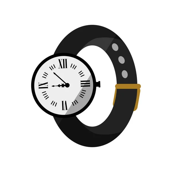 Relógio de pulso ícone isolado —  Vetores de Stock