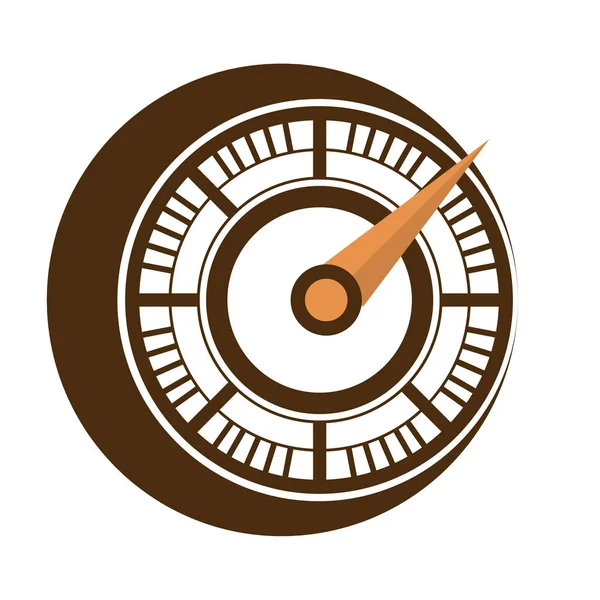Compass guide device isolated icon — Stock Vector