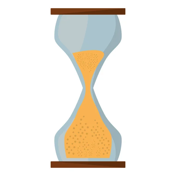 Timglas sand isolerade ikonen — Stock vektor