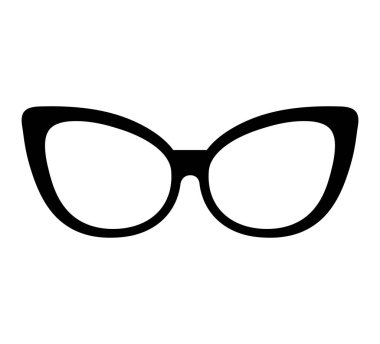 Stil gözlüğü izole simgesi