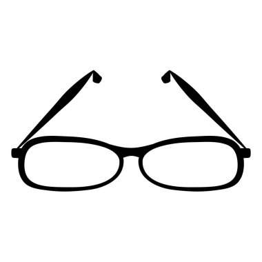 Stil gözlüğü izole simgesi