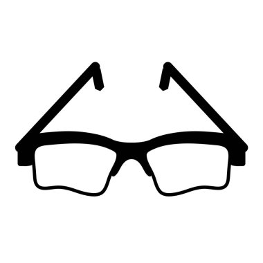 Stil gözlüğü izole simgesi