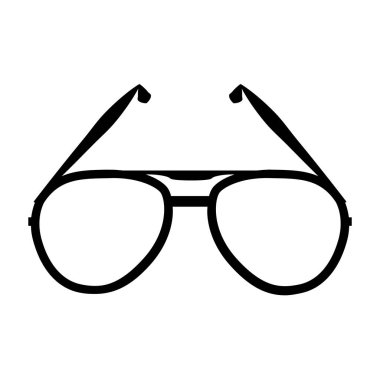Stil gözlüğü izole simgesi