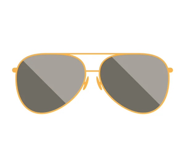 Estilo gafas de sol icono aislado — Vector de stock