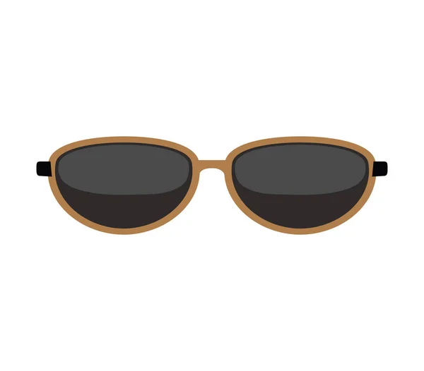Style sunglasses isolated icon — Stock Vector