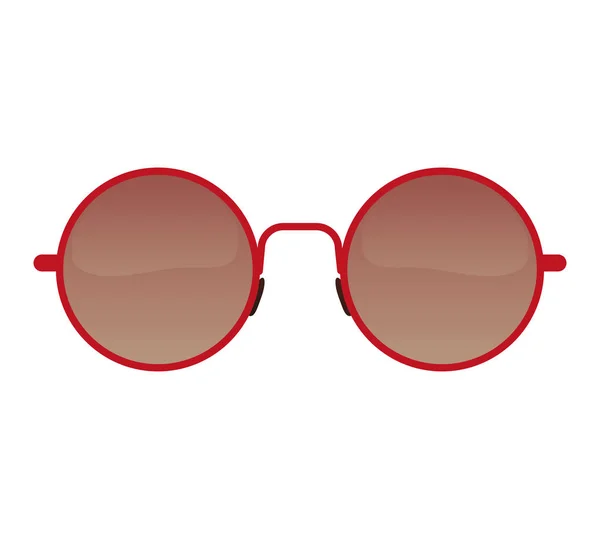 Estilo gafas de sol icono aislado — Vector de stock