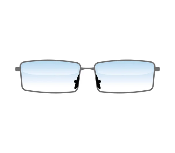 Stílusú szemüveg elszigetelt ikon — Stock Vector