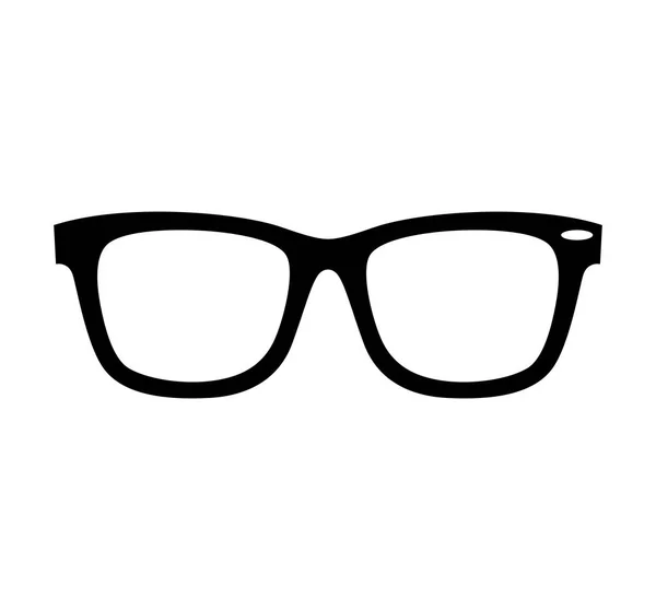 Ikona na białym tle okulary stylu — Wektor stockowy