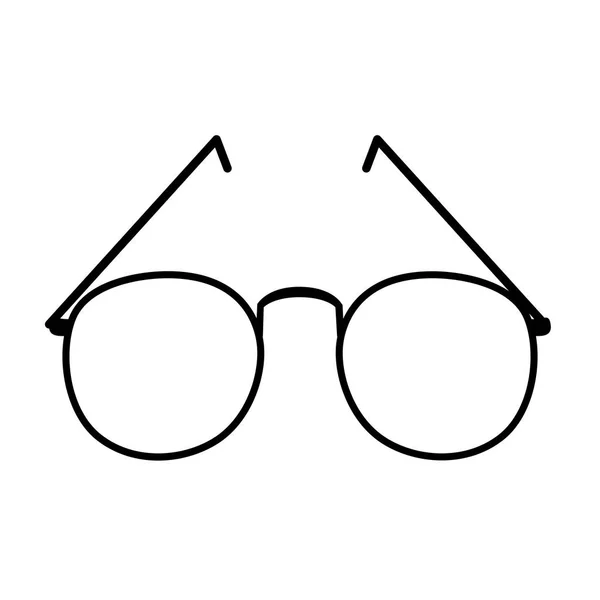 Stílusú szemüveg elszigetelt ikon — Stock Vector