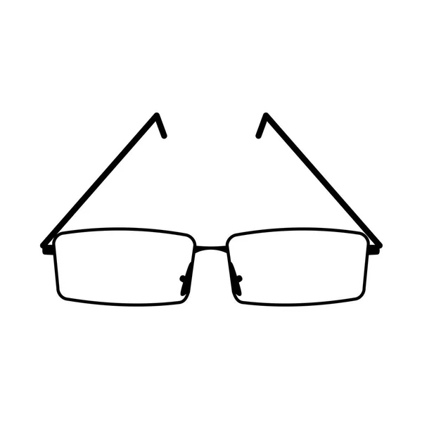 Gafas de estilo icono aislado — Vector de stock