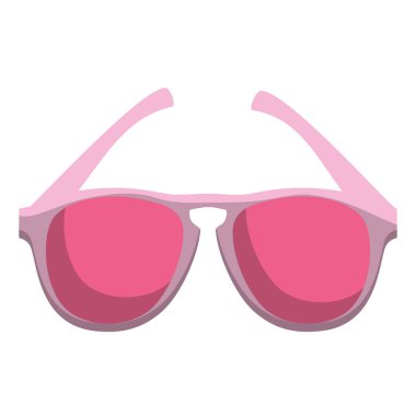 Stil güneş gözlüğü izole simgesi