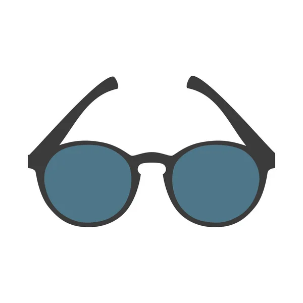 Stil güneş gözlüğü izole simgesi — Stok Vektör