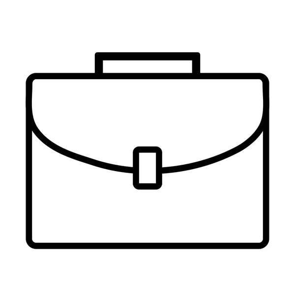 Portefeuille geïsoleerde pictogram van de werkmap — Stockvector