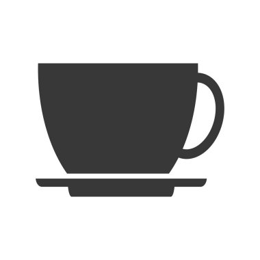 bardak içecek izole simgesi