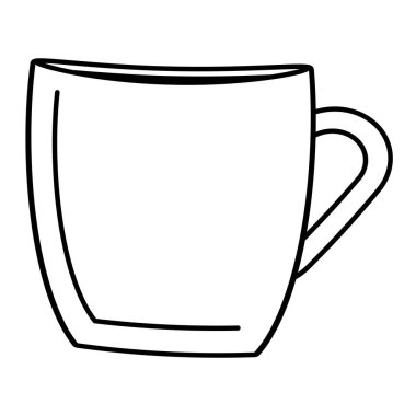 bardak içecek izole simgesi