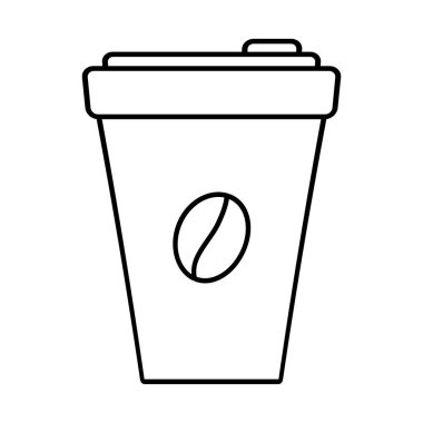 kahve içki içecek izole simgesi