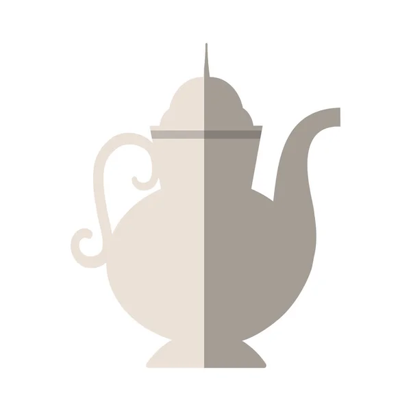 Изолированная иконка чайника — стоковый вектор