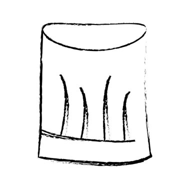 Chef şapka Tekdüzen izole simgesi