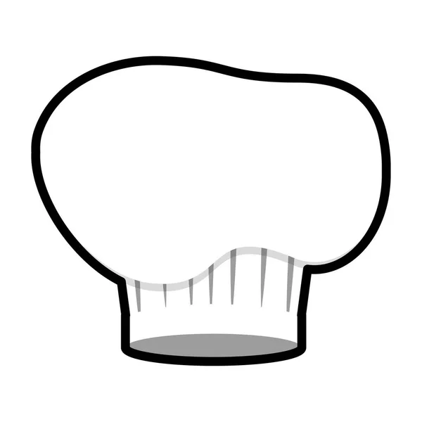 Sombrero de chef icono aislado uniforme — Archivo Imágenes Vectoriales