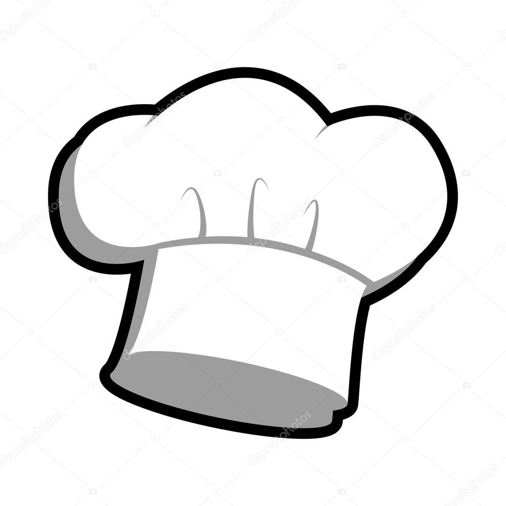 chef hat uniform isolated icon