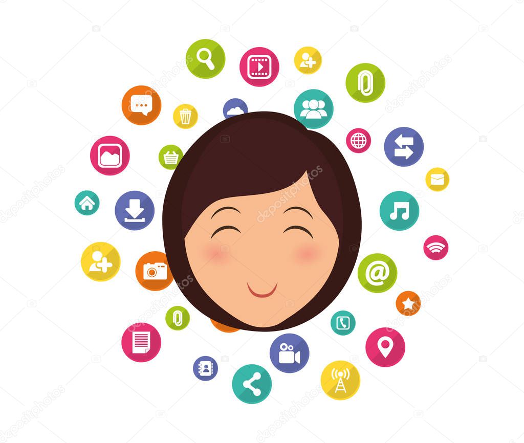 medios de comunicación social mujer bailando medios de comunicación social mujer bailando