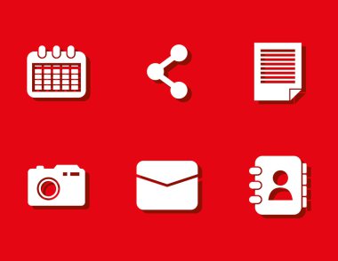 Sosyal medya ve ağ simgeleri ayarlamak