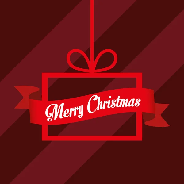 Merry christmas card — Stock Vector