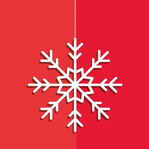 God jul snöflinga — Stock vektor