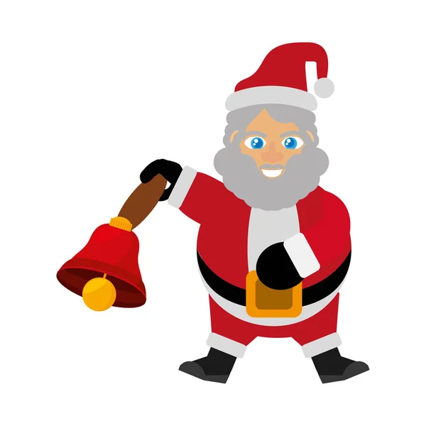 Papai Noel ícone de caráter de Natal — Vetor de Stock