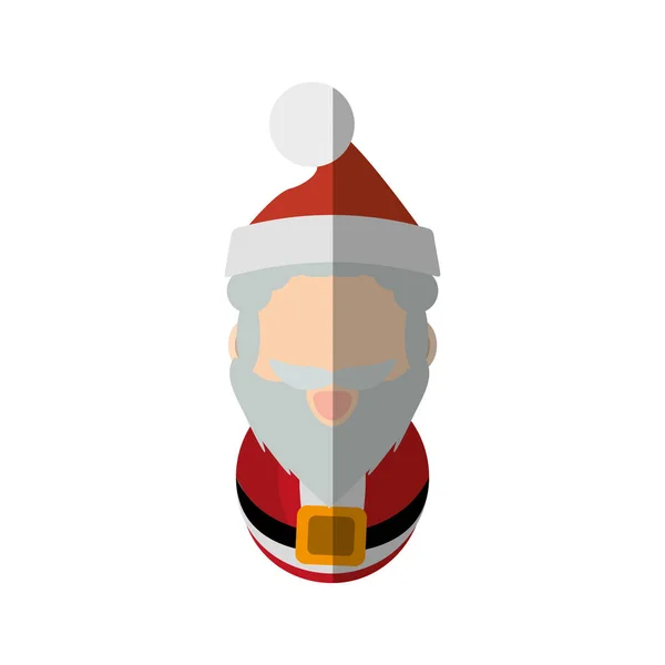 Mikulás karácsonyi karakter ikonra — Stock Vector