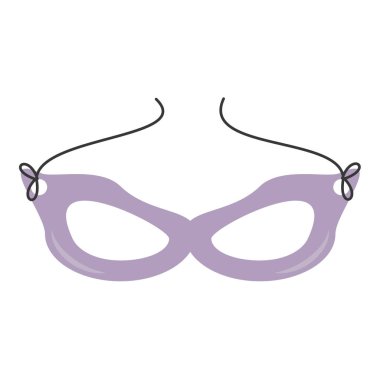 maske parti izole simgesi