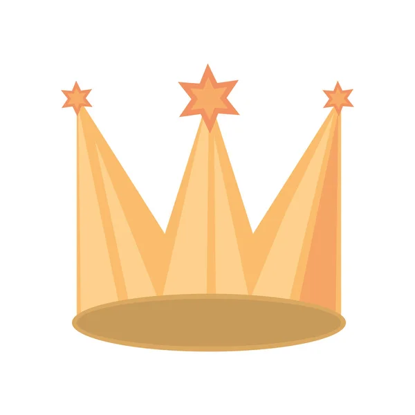 Коронна вечірка ізольована іконка — стоковий вектор