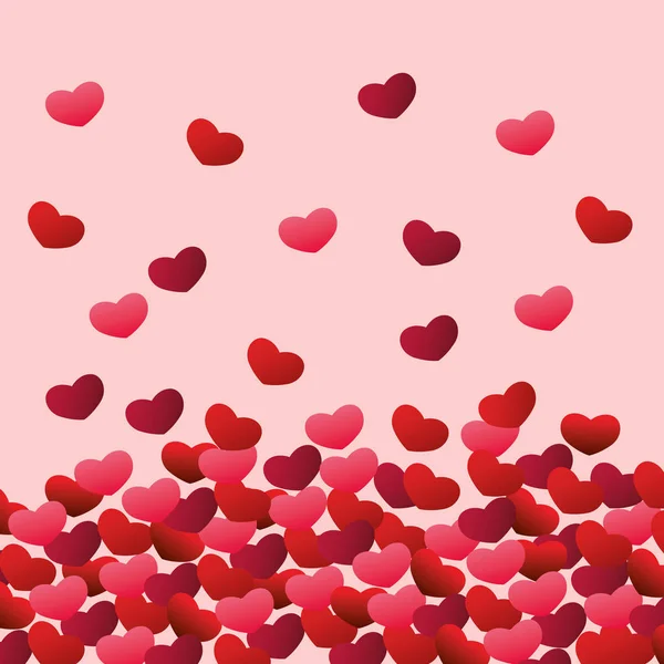 Serce miłość romantyzmu — Wektor stockowy