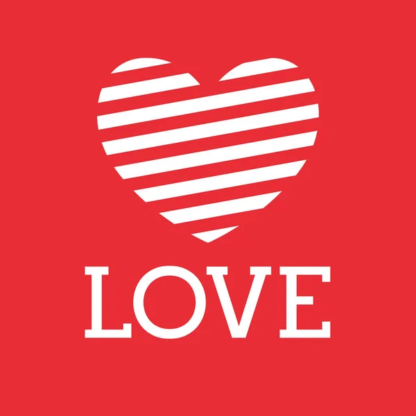 Coração amor romantismo —  Vetores de Stock