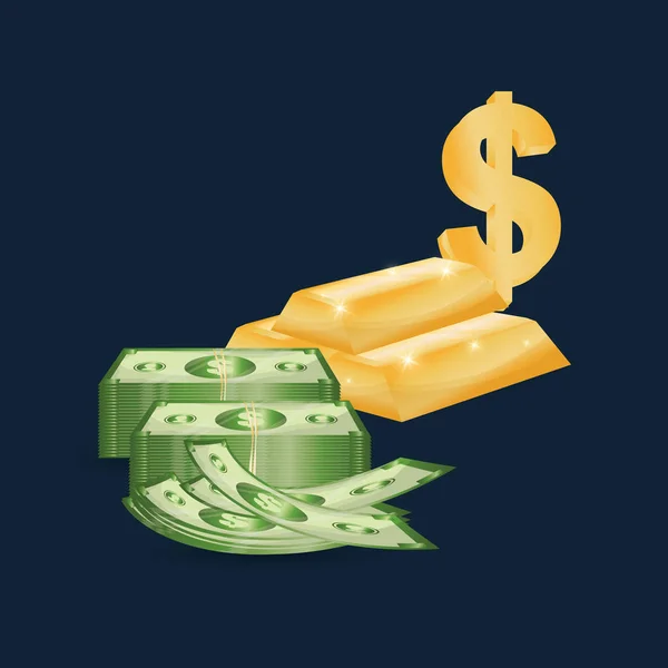 Monnaie entreprise financière — Image vectorielle