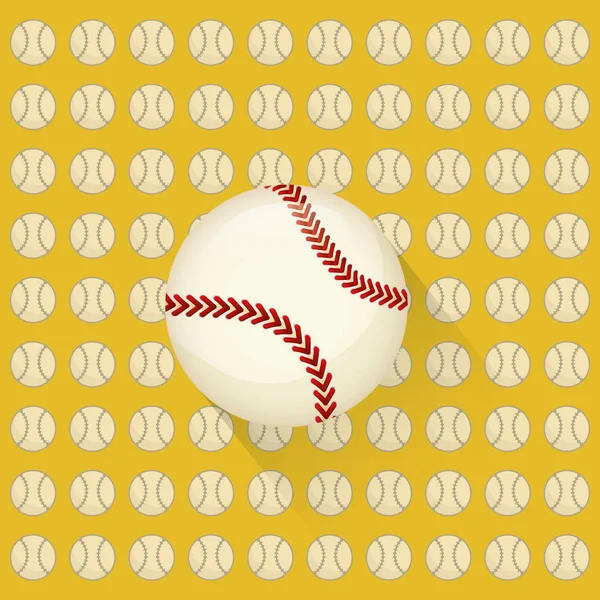 Icônes balle de baseball — Image vectorielle