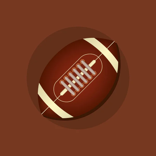 Американский футбольный мяч — стоковый вектор