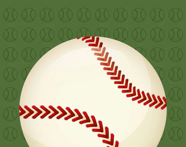 Baseballsport — Stockvektor