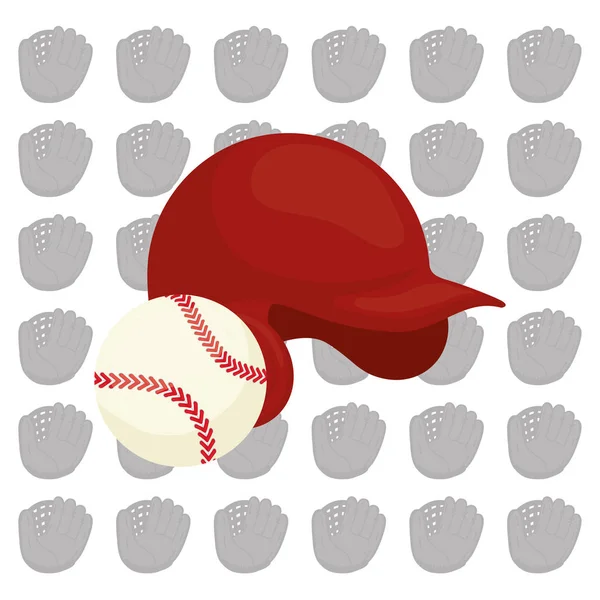 Baseball sport hat — Stock vektor