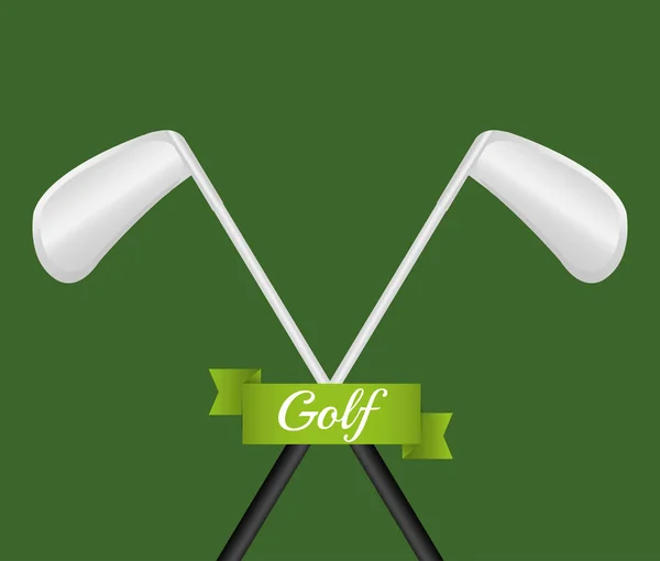Golf sport game — Stock Vector