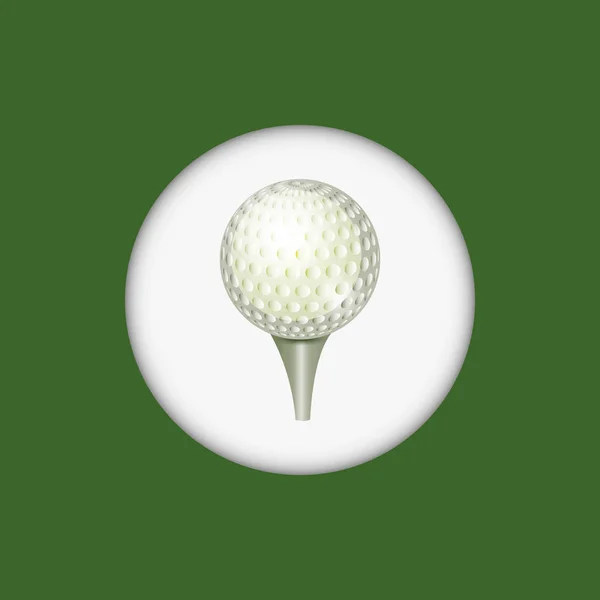 Golf sport gioco — Vettoriale Stock