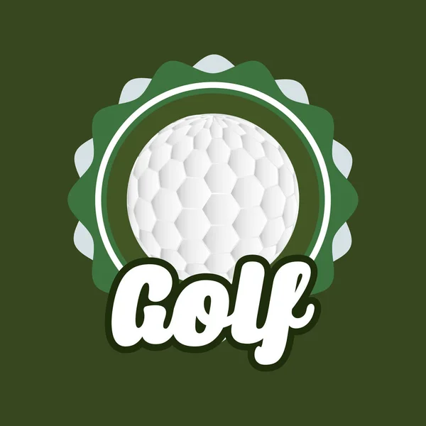 Golf spor oyunu — Stok Vektör