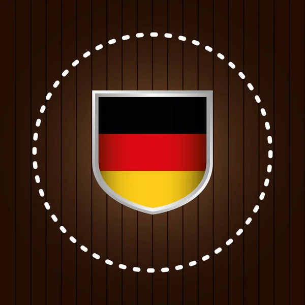 Deutsche Landesflagge — Stockvektor
